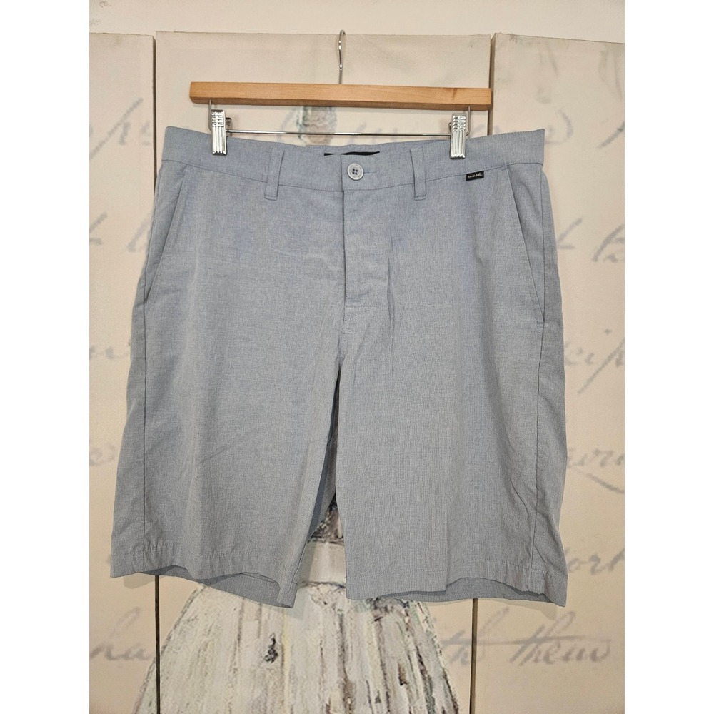 Travis‎ Mathew Beck Mens 34 Light Blue Stretch Golf Performance Shorts